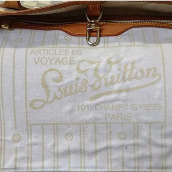 Authentic Louis Vuitton Damier Azur Neverfull - Picture 10 of 11